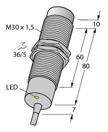Turck Induktiver Sensor nicht bündig NI15-M30-AZ3X/S120