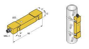 Turck Induktiver Sensor nicht bündig NPN, Schließer NI20U-TS12-AN6X2-V1131
