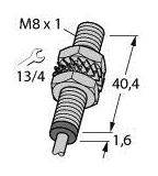 Turck Induktiver Sensor bündig BI1,5-EG08-LU