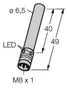 Turck Induktiver Sensor bündig PNP, Schließer BI1,5-EH6,5-AP6X-V1131