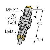 Turck Induktiver Sensor nicht bündig NPN, Schließer NI3-EG08-AN6X