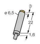 Turck Induktiver Sensor nicht bündig NAMUR NI3-EH6,5K-Y1