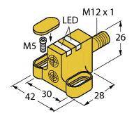 Turck Induktiver Sensor nicht bündig NAMUR NI4-DSC26-2Y1X2-H1140