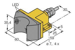 Turck Induktiver Sensor nicht bündig NAMUR NI4-DSU35-2Y1X2
