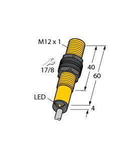 Turck Induktiver Sensor nicht bündig NI4-S12-AZ31X/S100