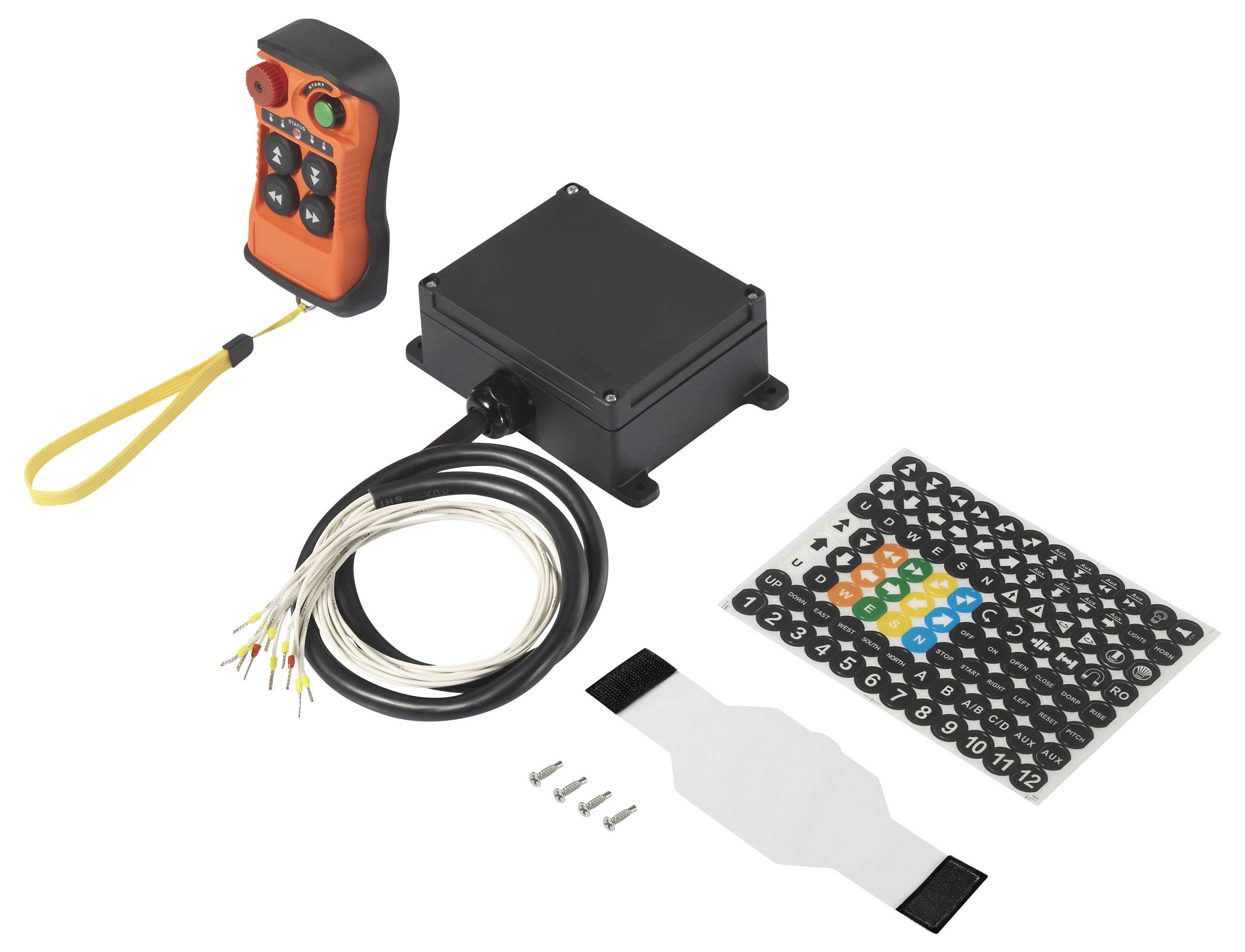 TRU COMPONENTS TC-11331320 Industrielle Funkfernsteuerung 4-Kanal 10 - 30V