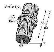 Turck Induktiver Sensor bündig BI10-M30-LIU
