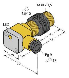 Turck Induktiver Sensor bündig NAMUR BI10-P30SK-Y1X