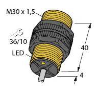 Turck Induktiver Sensor bündig NAMUR BI10-P30-Y1X