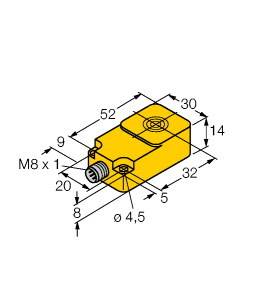 Turck Induktiver Sensor bündig BI10-Q14-LIU-V1141