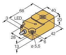 Turck Induktiver Sensor bündig NAMUR BI15-Q20-Y1X