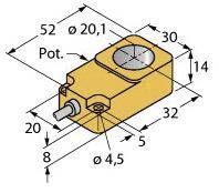 Turck Induktiver Sensor BI20R-Q14-LU