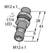 Turck Induktiver Sensor bündig PNP, Schließer BI2-G12K-AP6X-H1141