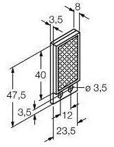 Turck Reflektor BRT-40X23B 3044992 1St.