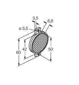 Turck Reflektor BRT-42A 3045005 1St.