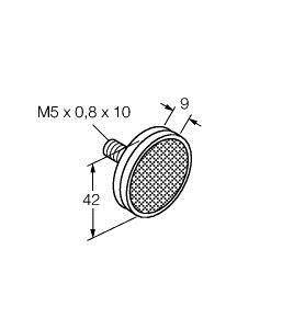 Turck Reflektor BRT-42D 3045006 1St.