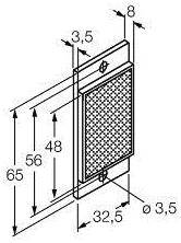 Turck Reflektor BRT-48X32A 3044995 1St.