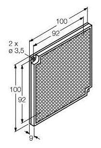 Turck Reflektor BRT-92X92C 3049808 1St.