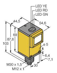 Turck Reflexions-Lichtschranke Q45BB6LVQ5 3038665 1St.