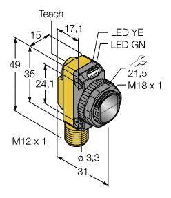 Turck Reflexions-Lichtschranke QS18EP6LPQ8 3071987 1St.