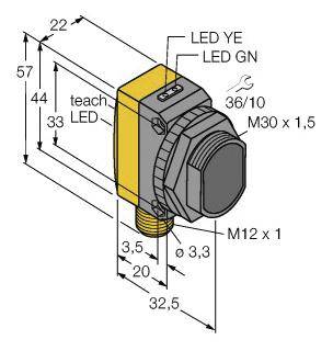 Turck Reflexions-Lichtschranke QS30LLPQ 3002994 1St.