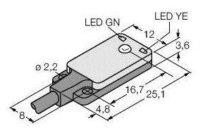 Turck Einweg-Lichtschranke VS2KRP5V 3058223 1St.