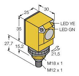 Turck Reflexions-Lichtschranke Q25SP6LPQ 3031934 1St.