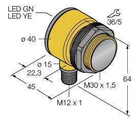 Turck Einweg-Lichtschranke T30SP6RQ 3033444 1St.