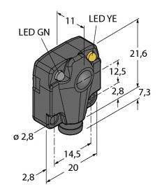 Turck Einweg-Lichtschranke Q10AP6RQ 3044753 1St.