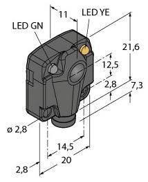 Turck Einweg-Lichtschranke Q106EQ 3044856 1St.