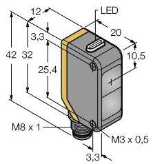Turck Einweg-Lichtschranke Q20NRQ7 3077780 1St.