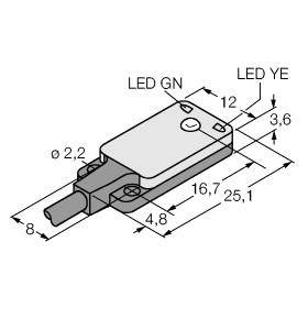 Turck Einweg-Lichtschranke VS2KRP5 3070674 1St.
