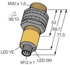Turck Einweg-Lichtschranke SM30PRLQ5 3077729 1St.