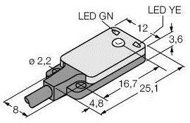 Turck Einweg-Lichtschranke VS25E 3057250 1St.