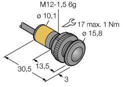 Turck Einweg-Lichtschranke SB12TE1 3011138 1St.