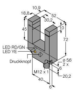 Turck Gabel-Lichtschranke SLE30B6VYQ 3055477 1St.