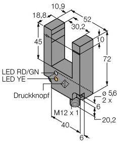 Turck Gabel-Lichtschranke SLE30B6VQ 3055476 1St.