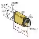 Turck 3025620 Lichtleitersensor SM312F PNP, Schließer, NPN, Schließer 1St. Turck 3025620 Lichtleitersensor SM312F PNP, Schließer, NPN, Schließer 1St.