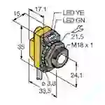 Turck 3073165 Ultraschall-Reflexionstaster QS18UPAE PNP, Schließer 1St. Turck 3073165 Ultraschall-Reflexionstaster QS18UPAE PNP, Schließer 1St.