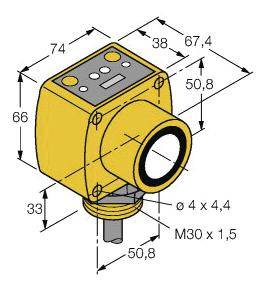 Turck 3002726 Ultraschall-Reflexionstaster QT50ULB 1St.