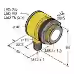 Turck 3055993 Ultraschall-Reflexionstaster T30UUPBQ 1St. Turck 3055993 Ultraschall-Reflexionstaster T30UUPBQ 1St.