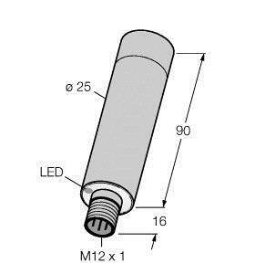 Turck 3079745 Ultraschall-Sender M25UEQ8 1St.