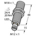 Turck RU70U-M18M-UP8X2-H1151 Ultraschall-Reflexionstaster 1 St. 15 - 30V Reichweite (max.): 700mm Frequenz (max.): 4.8Hz (Ø x L)