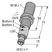 Turck 1610072 Ultraschall-Reflexionstaster RU130U-EM18E-LIU2PN8X2T-H1151/3GD PNP, NPN 1St. Turck 1610072 Ultraschall-Reflexionstaster RU130U-EM18E-LIU2PN8X2T-H1151/3GD PNP, NPN 1St.