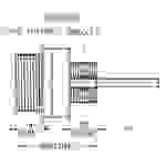 Turck K50UX2CRA Ultraschall-Reflexionstaster 1 St. 10 - 30V Reichweite (max.): 3000mm (Ø x L) 50mm x 59.5mm