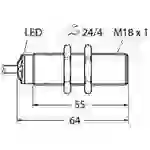 Turck 100002166 Ultraschall-Reflexionsschranke RU50L-S18-AN8X NPN, Schließer 1St. Turck 100002166 Ultraschall-Reflexionsschranke RU50L-S18-AN8X NPN, Schließer 1St.