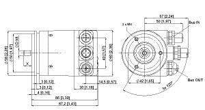 Turck Absolut Drehgeber 1 St. RM-29S6S-9A28B-R3M12