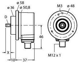 Turck Inkremental Drehgeber 1 St. RI-10S10C-2B5000-H1181