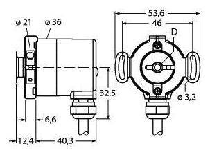 Turck Absolut Drehgeber 1 St. RS-07H6E-7A12B-C 1M