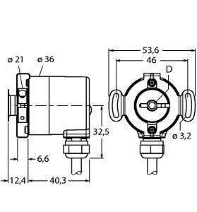 Turck Absolut Drehgeber 1 St. RS-07H6E-8B12B-C 1M